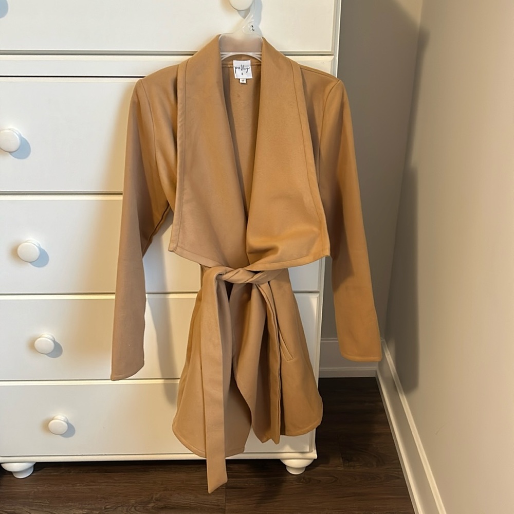 Princess Polly belted pea coat